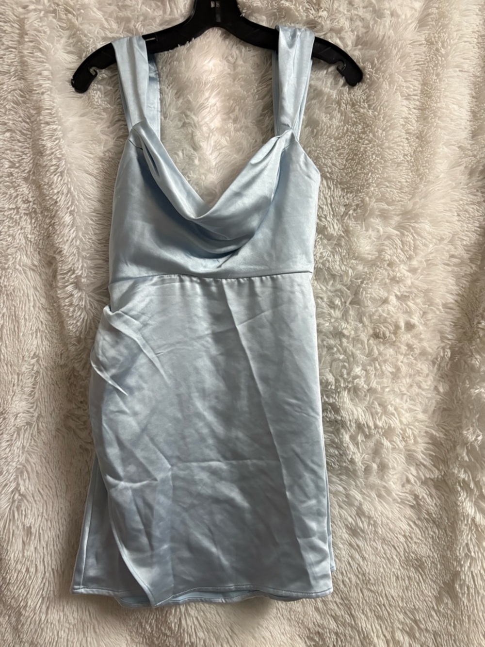 Runaway The Label Mini Dress - Light Blue